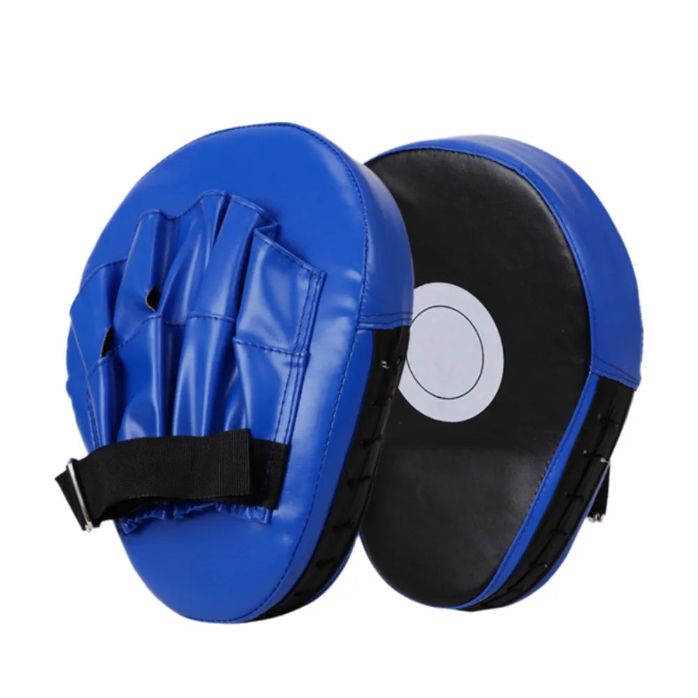 2Pcs PU Leather Curved Boxing Hand Target Tear Resistance Good Rebound Karate Kick Pads Lightweight Thickened