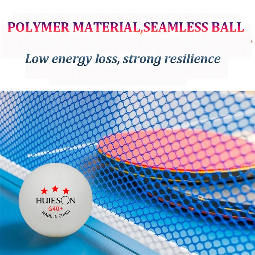3 Star Ping Pong Balls 50~100 PCS ABS 40+ New Material Table Tennis Balls Ping Pong Balls for Competition