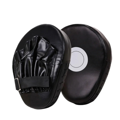 2Pcs PU Leather Curved Boxing Hand Target Tear Resistance Good Rebound Karate Kick Pads Lightweight Thickened